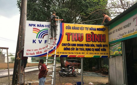 Thi Công & Lắp Đặt Bảng Hiệu Alu Tại Bà Rịa Vũng Tàu