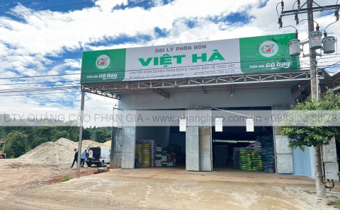 Chuỗi Bảng Hiệu Quảng Cáo Tôn Decal Đại Lý Tại Lâm Đồng