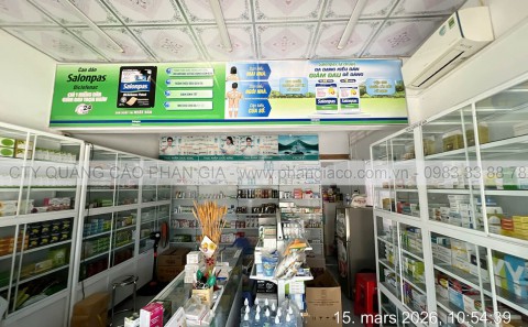 Báo Giá Sản Xuất & Lắp Đặt Top-Board Nóc Tủ Quầy Thuốc Tây