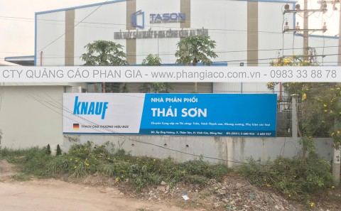 Chuỗi Bảng Hiệu Quảng Cáo Công ty TNHH Knauf Việt Nam Tại Đồng Nai và Bình Dương
