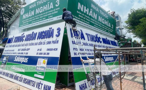 Lắp Đặt Bảng Hiệu Alu Chữ Nổi Mica Nhà Thuốc TP. Hồ Chí Minh