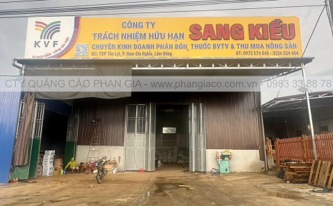 Bảng Hiệu Alu Đại Lí Phân Bón Tại Gia Nghĩa