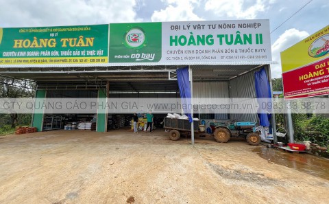 Lắp Đặt Chuỗi Bảng Quảng Cáo Vật Tư Nông Nghiệp Cò Bay