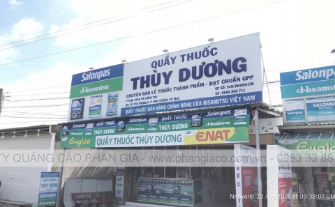 Bảng Hiệu Nhôm Chữ Nổi Mica Chuỗi Nhà Thuốc Tây
