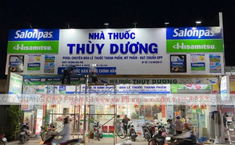 Lắp Đặt Bảng Hiệu Alu Nhà Thuốc Tây Tại Cần Thơ