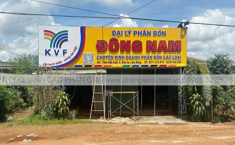 Lắp Đặt Pano Alu Chữ Nổi Mica Đại Lí Nông Dược Tại Đắk Nông