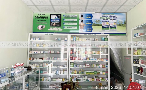 Sản Xuất & Lắp Đặt Top-Board Tủ Thuốc Nhà Thuốc Tây